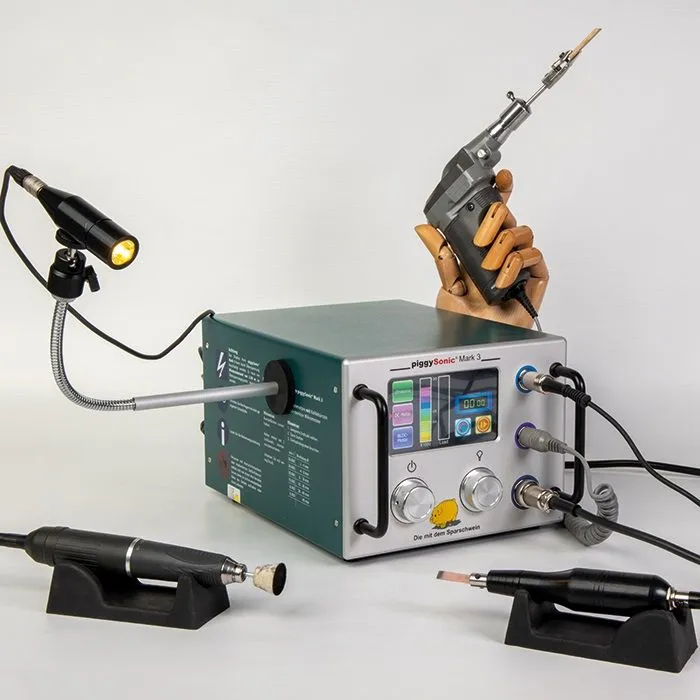 piggySonic® Mark 3 – ultradźwiękowy system polerski – pakiet 2 plus